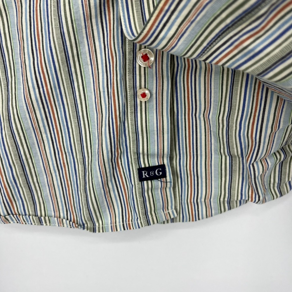 Robert Graham Long Sleeve Button‎ Shirt Men's L Multicolor Striped 100% Cotton - Picture 4 of 10